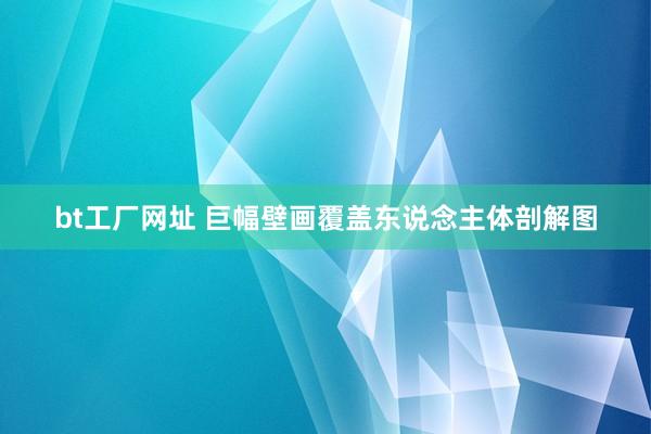 bt工厂网址 巨幅壁画覆盖东说念主体剖解图